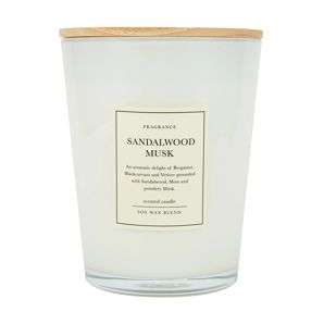XL Sandalwood Musk Soy Wax Blend Scented Candle - Anko product image