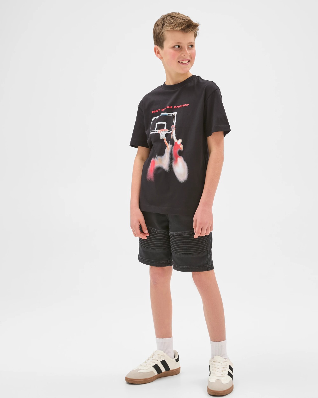 Australian Cotton Print T-Shirt - Black 2 of 6
