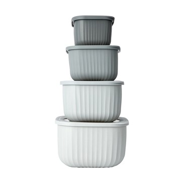 Square Nested Food Storage Set, 4 Piece - Anko