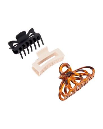 OXX Haircare 3 Piece Claw Hair Clips