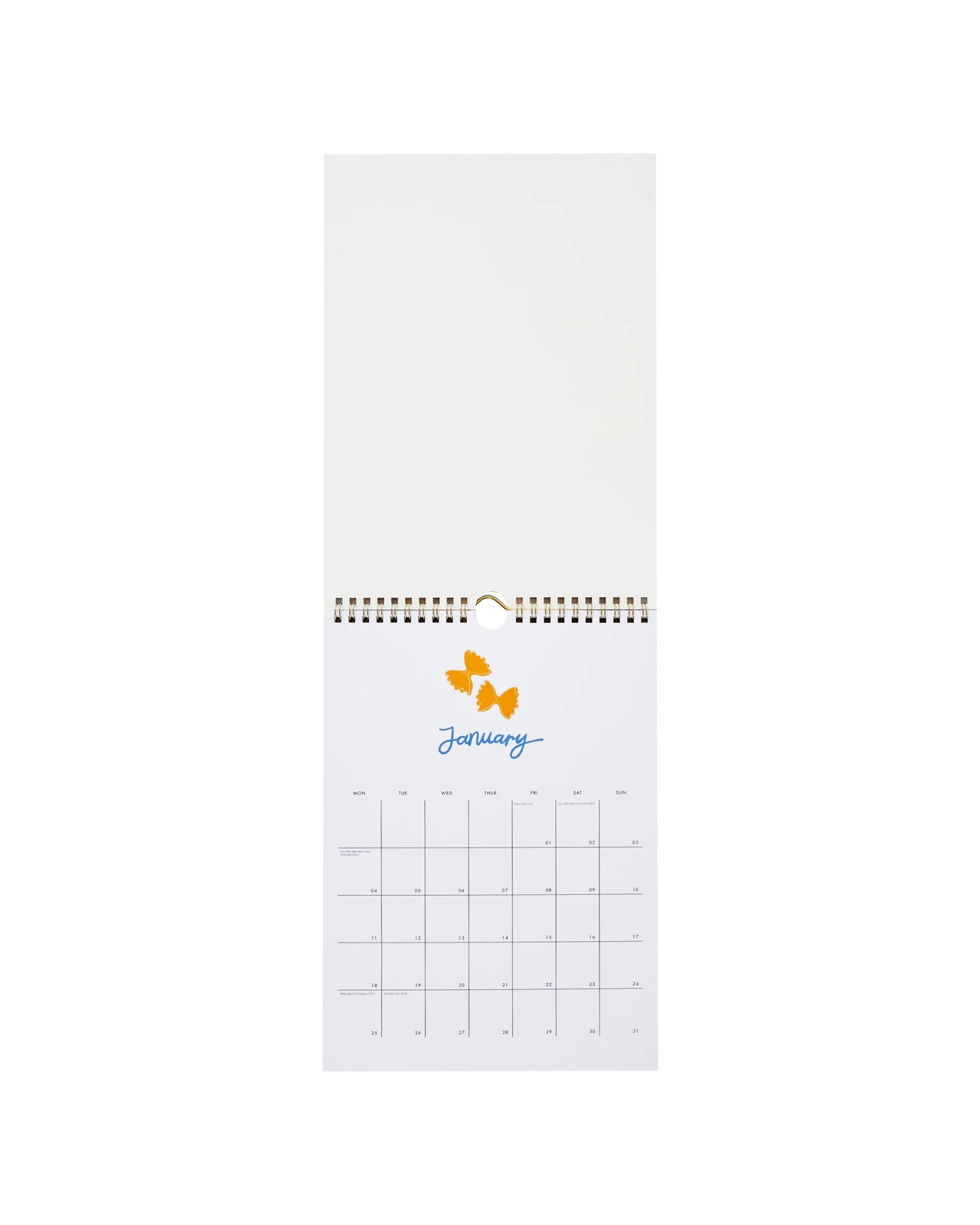 Anko 2027 Wall Pasta Calendar 2 of 6