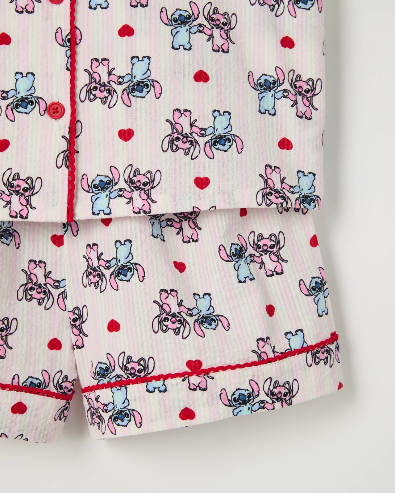 Licensed Disney Lilo & Stitch Older Girls Woven Pyjama Set 3 of 4