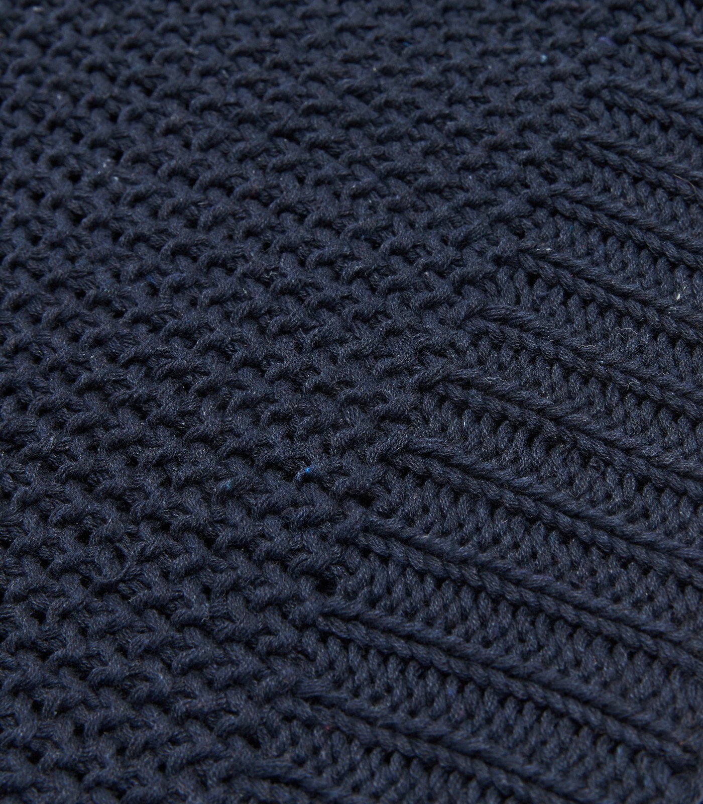 Jaspin Knitted Throw - Navy Blue | Target Australia