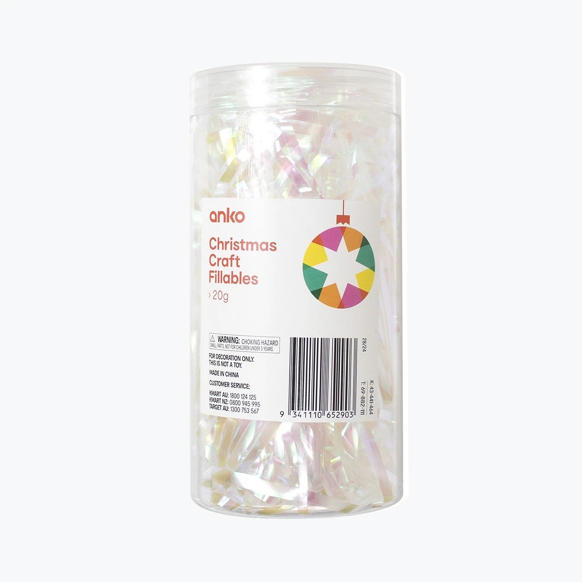 Christmas Craft Iridescent Flakes Anko Target Australia