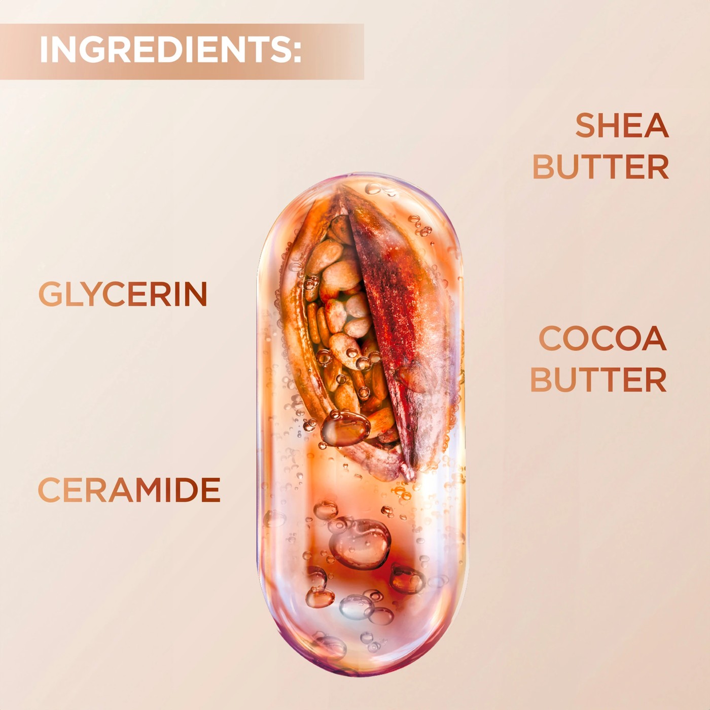 Garnier Body Superfood 48H Repairing Butter Cream - Cocoa and Ceramide 3 of 6