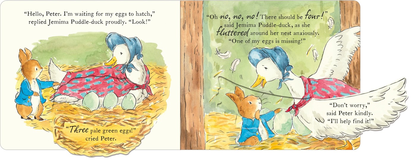 The World Of Peter Rabbit: Jemima Puddle - Duck's Farmyard Muddle by Beatrix Potter - Book 2 of 5