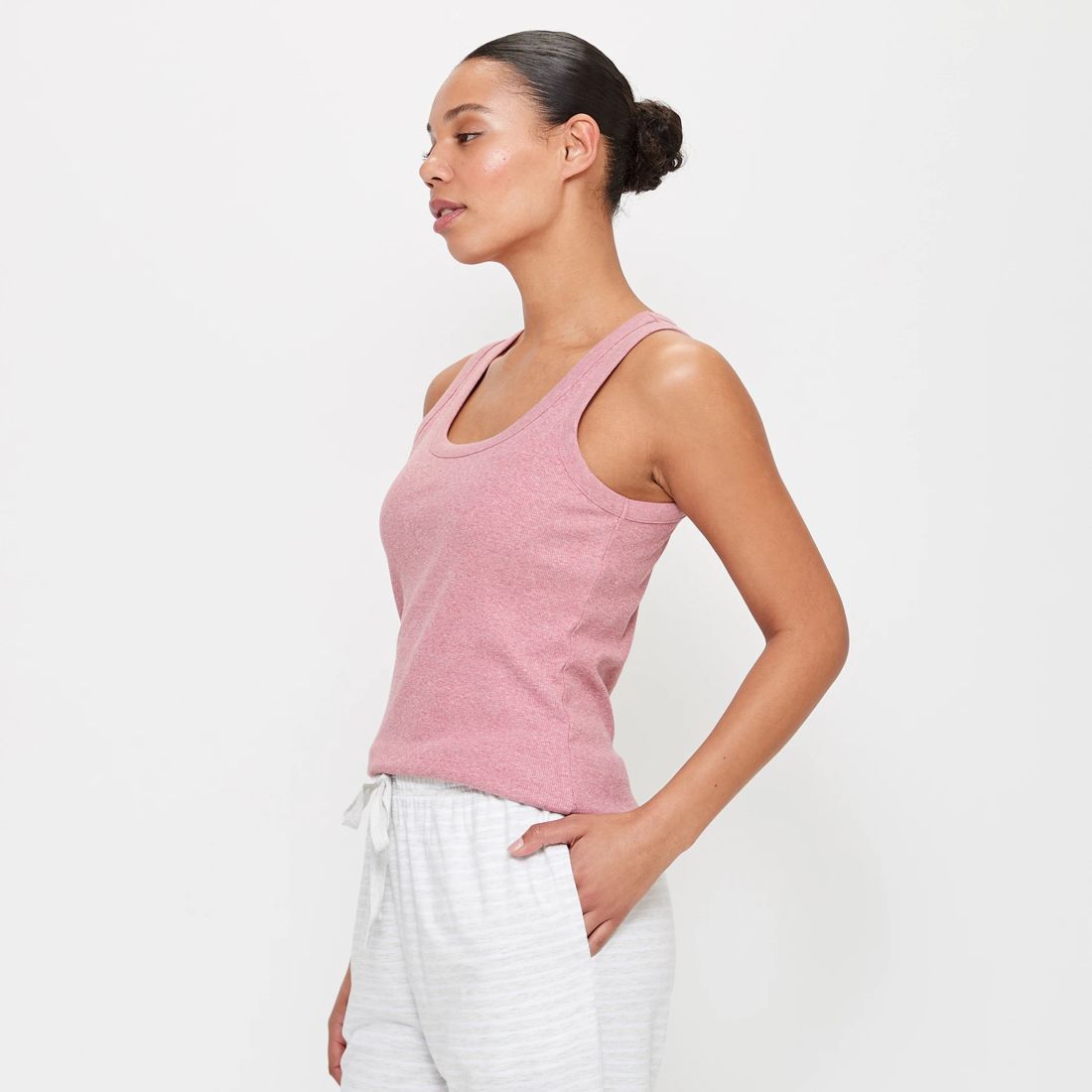 Sleep Singlet with Shelf Bra Berry Marle Target Australia