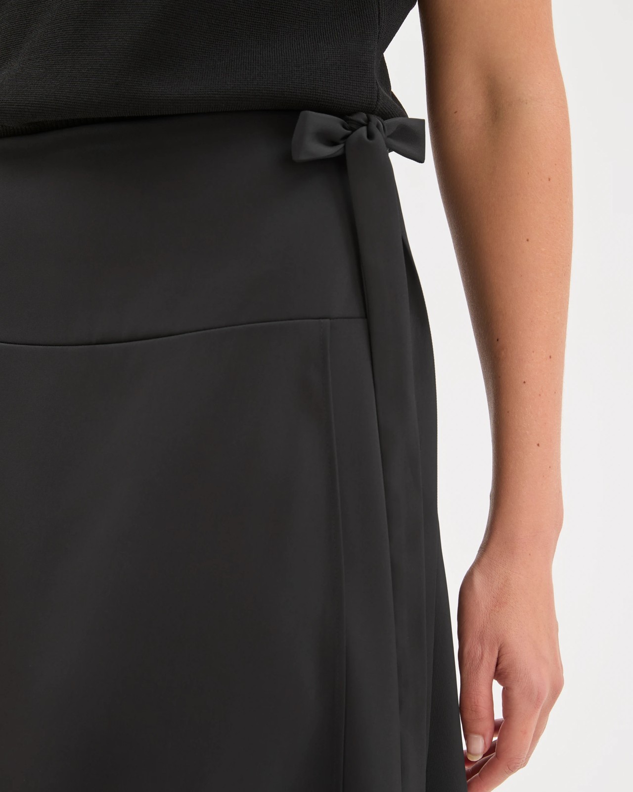 Preview Asymmetrical Wrap Midi Skirt 5 of 6
