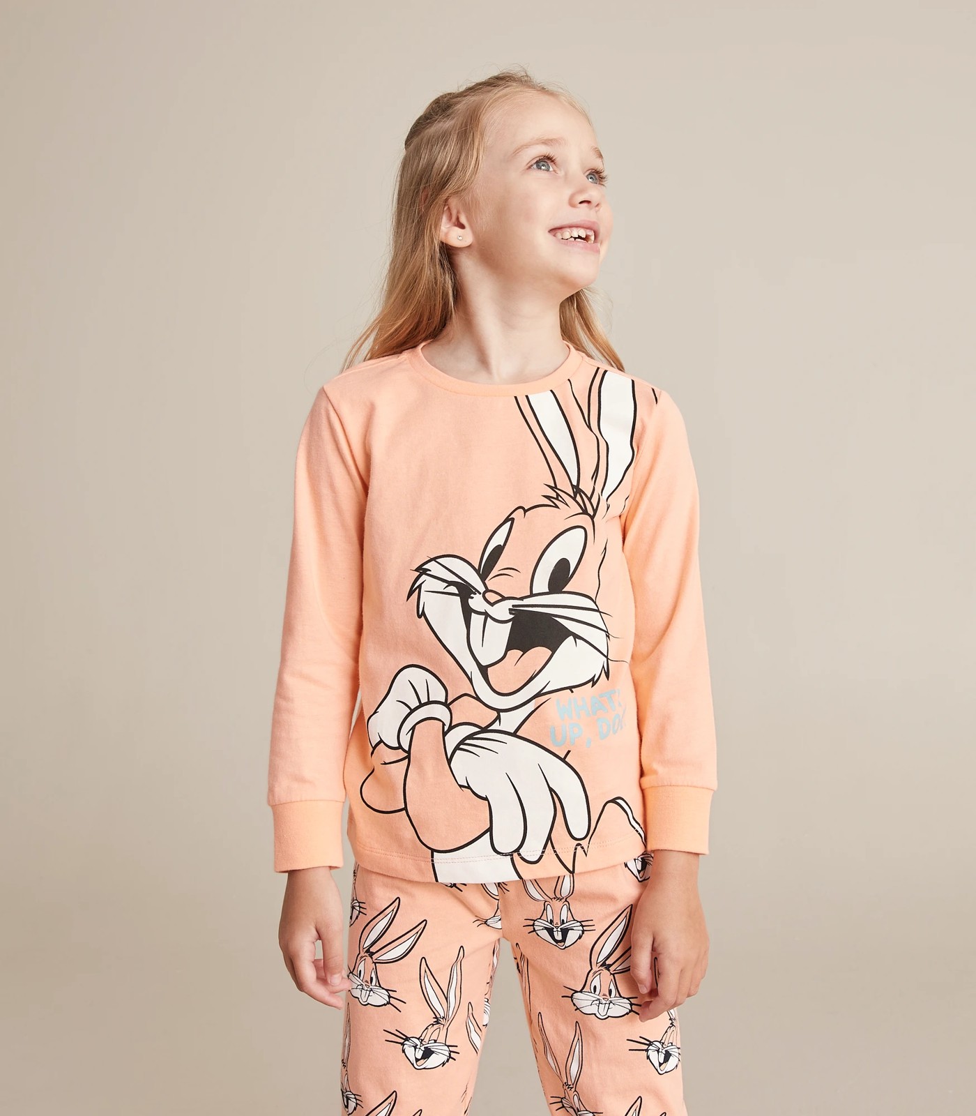 Kids Looney Tunes Bugs Bunny Family Matching Cotton Pyjama Set 5 of 6