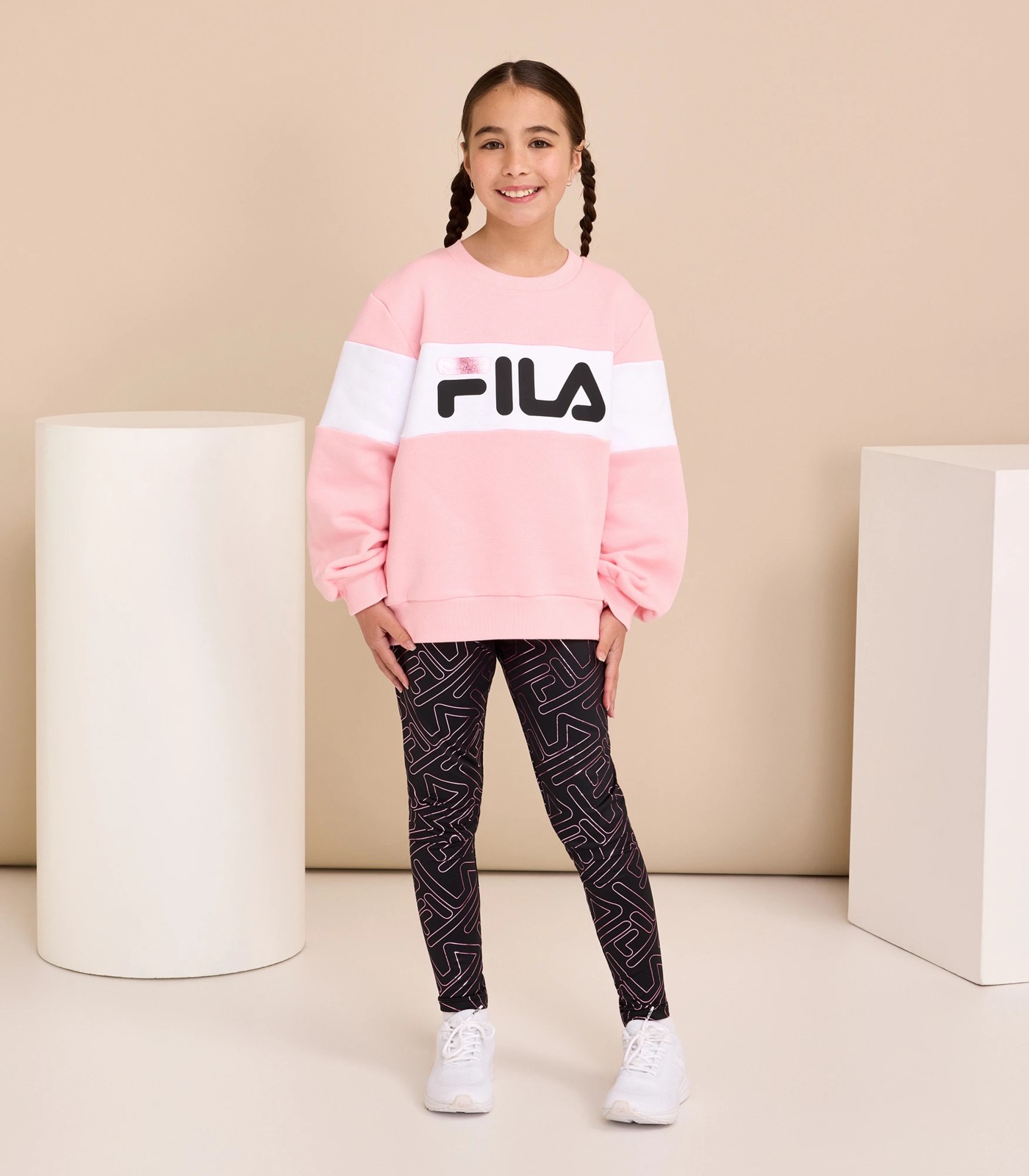 Pink cheap fila jumper