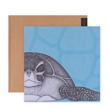 Hallmark x Dots by Donna Gallery Blank Greeting Card - Susan The Sea Turtle