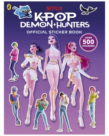 Netflix KPop Demon Hunters Official Sticker Book