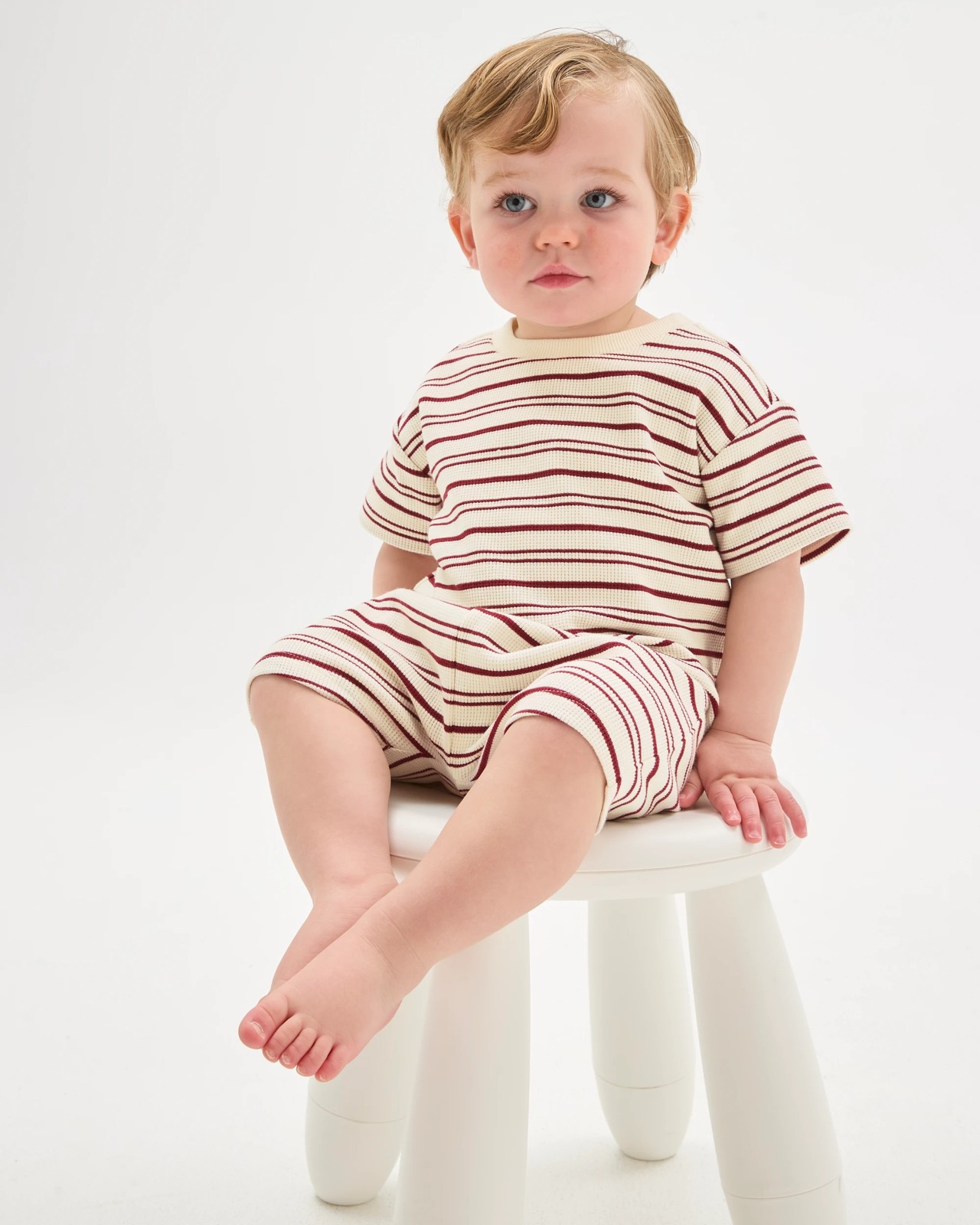 Baby Organic Cotton 2 Pack Waffle Shorts 3 of 6