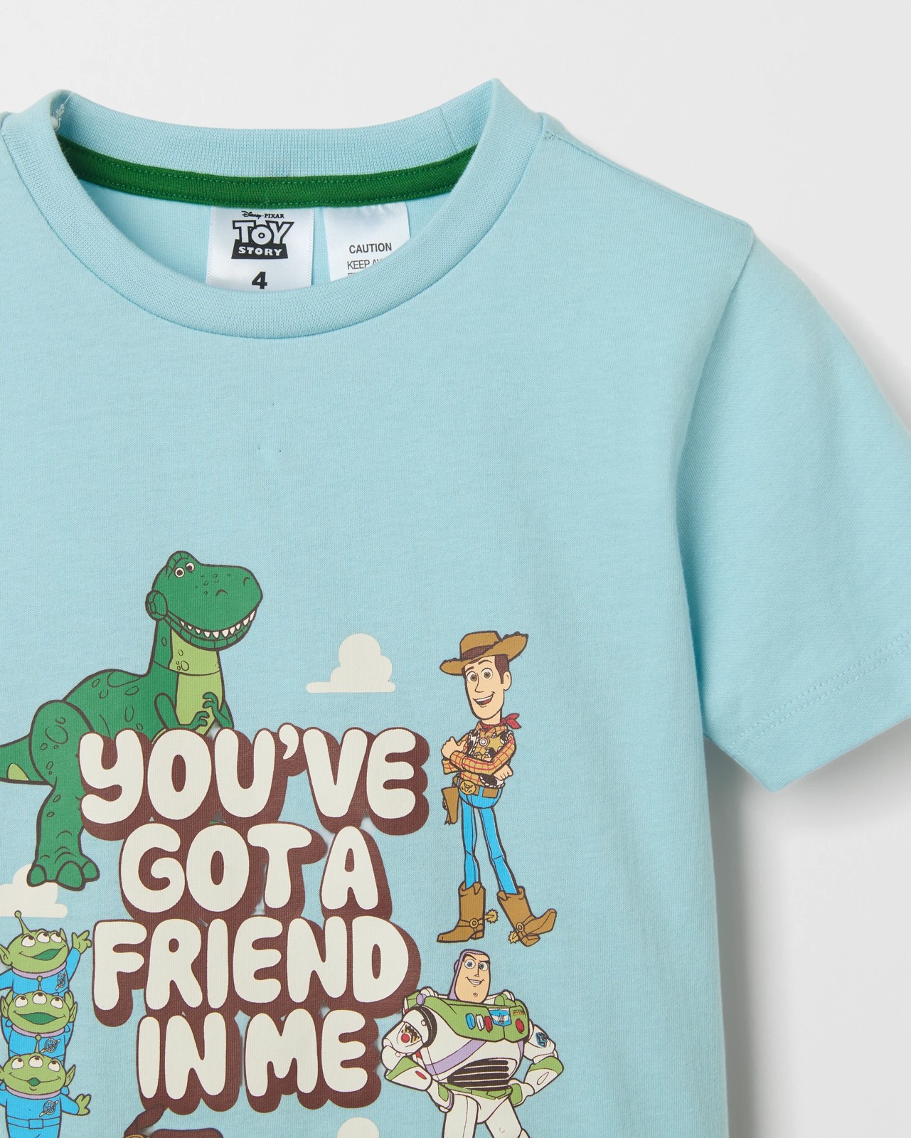 Disney Organic Cotton 2 Pack Younger Boys Top & Shorts Pyjama Set - Toy Story Multi 4 of 4