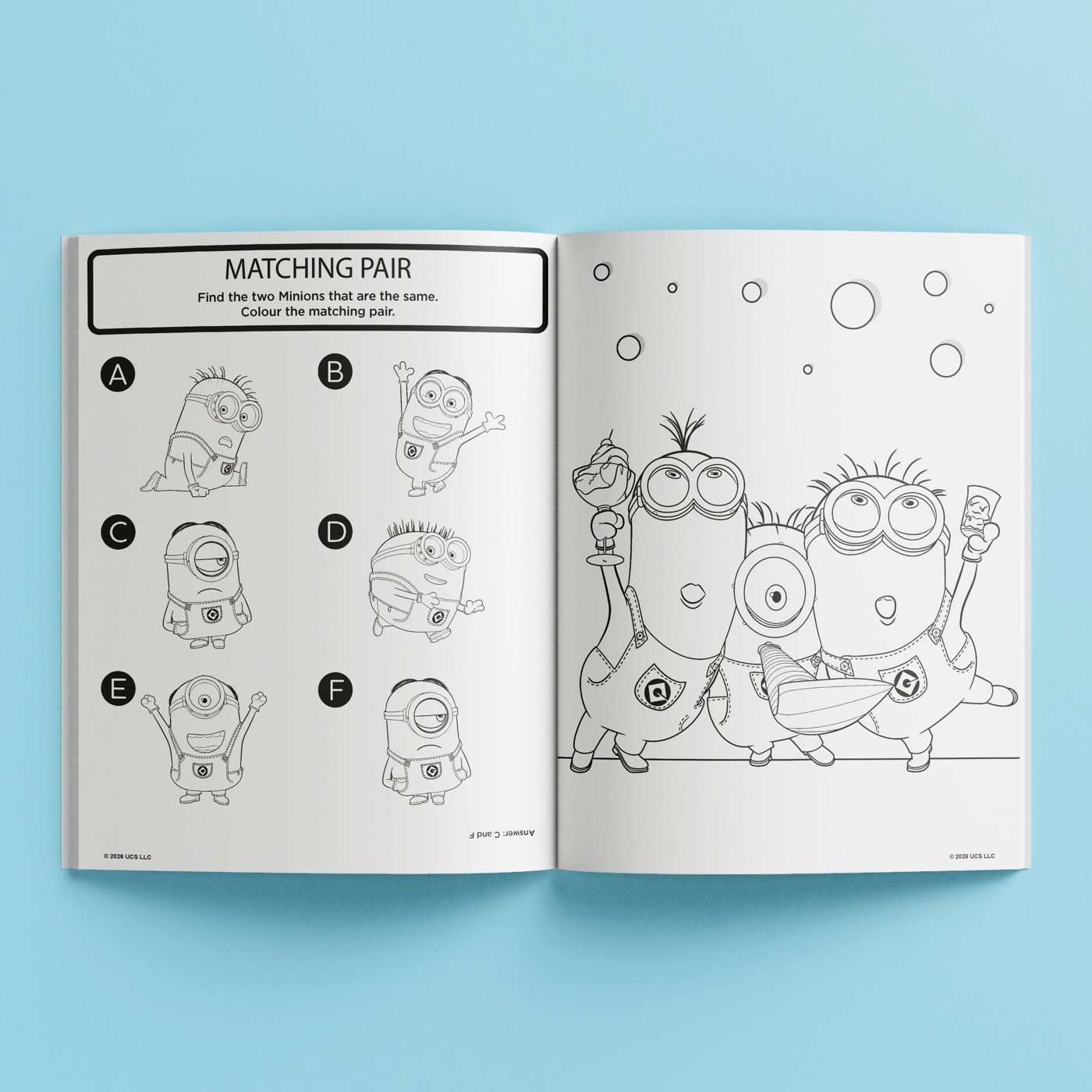Kaleidoscope Illumination's Minions Colouring and Activity Kit - Book 6 of 6