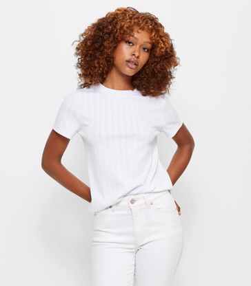 Petites Rib T-Shirt - Dannii Minogue