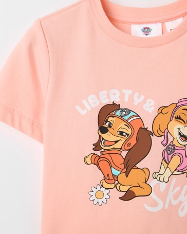 Licensed Paw Patrol Australian Cotton Younger Girls Pyjama Set