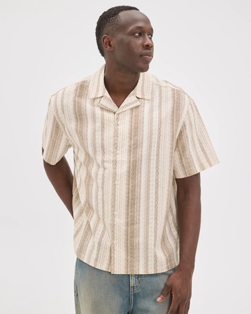 Commons Australian Cotton Resort Print Shirt