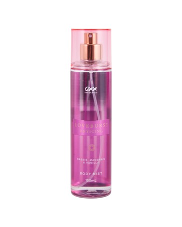 OXX Fragrance Multi Enticing Body Mist 150ml, Cassis- Mandarin and Vanilla
