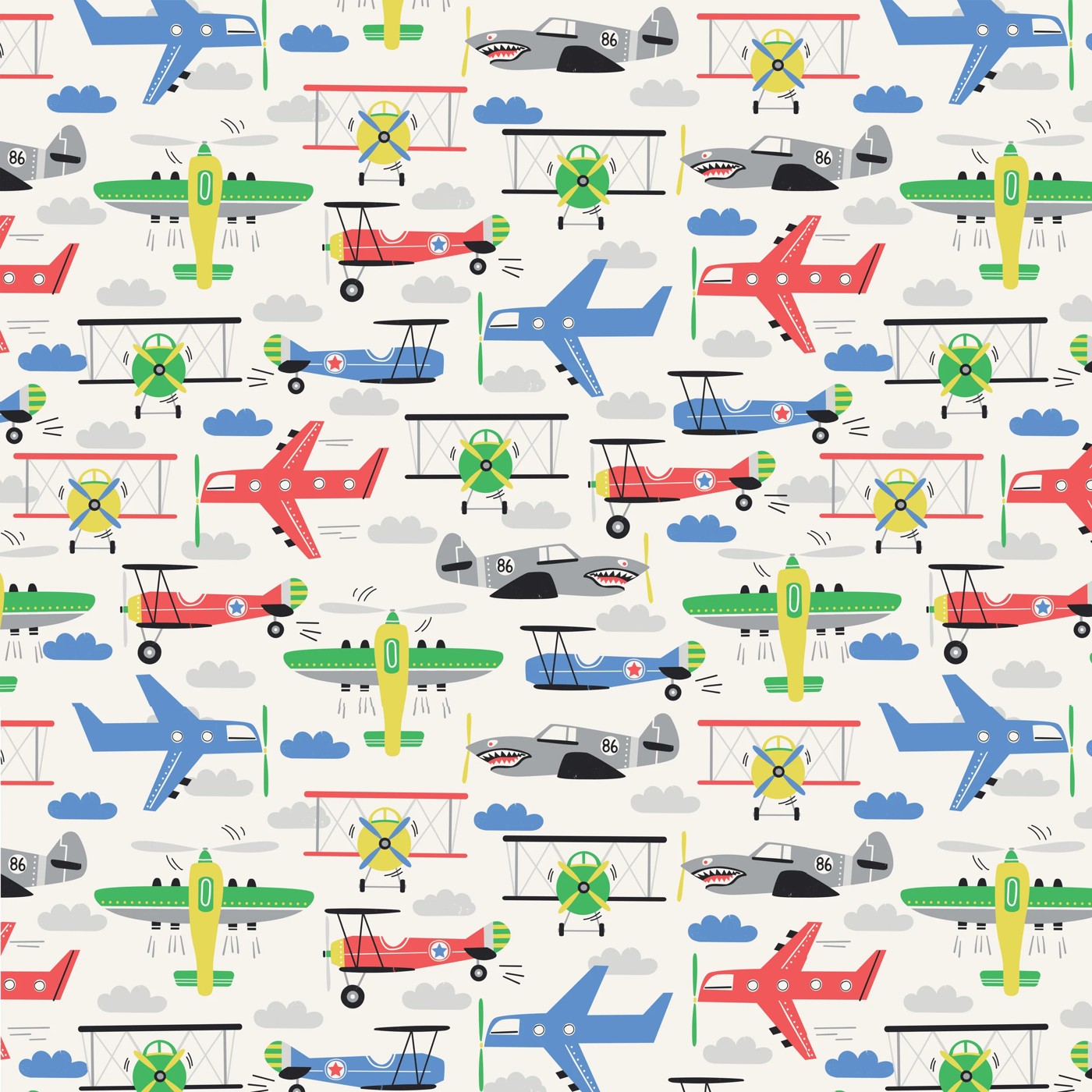 Creative Publishing by Hallmark Gift Wrap Roll - Aircrafts 2 of 3