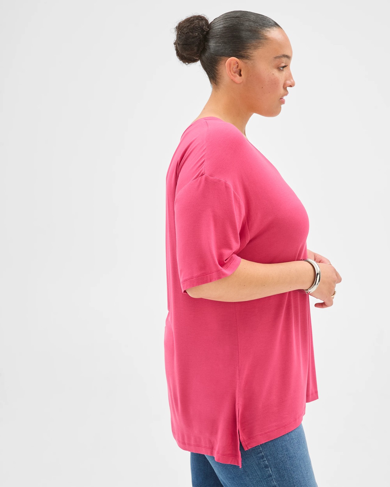 Plus Size V-Neck T-Shirt 5 of 6