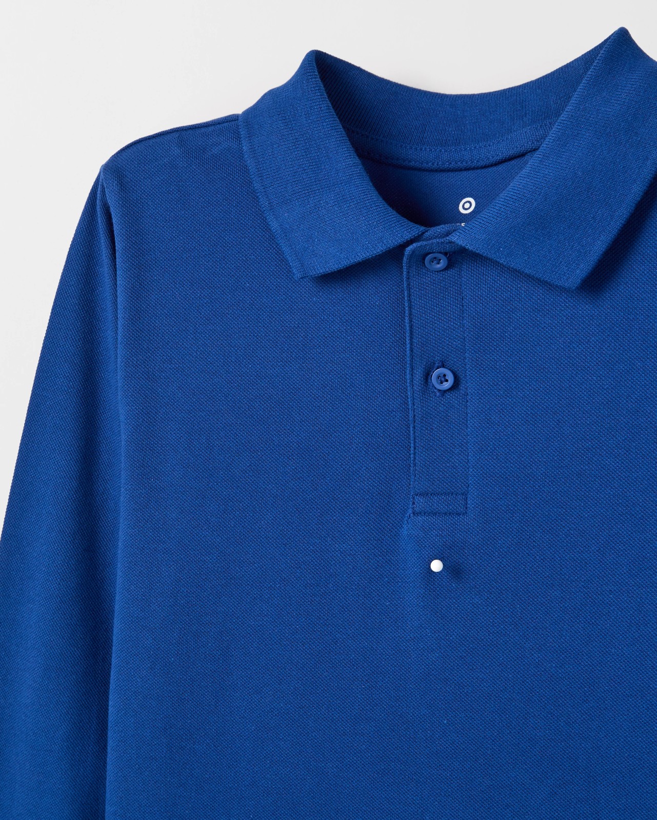 Australian Cotton 2 Pack School Long Sleeve Polo Top - Royal Blue 4 of 5