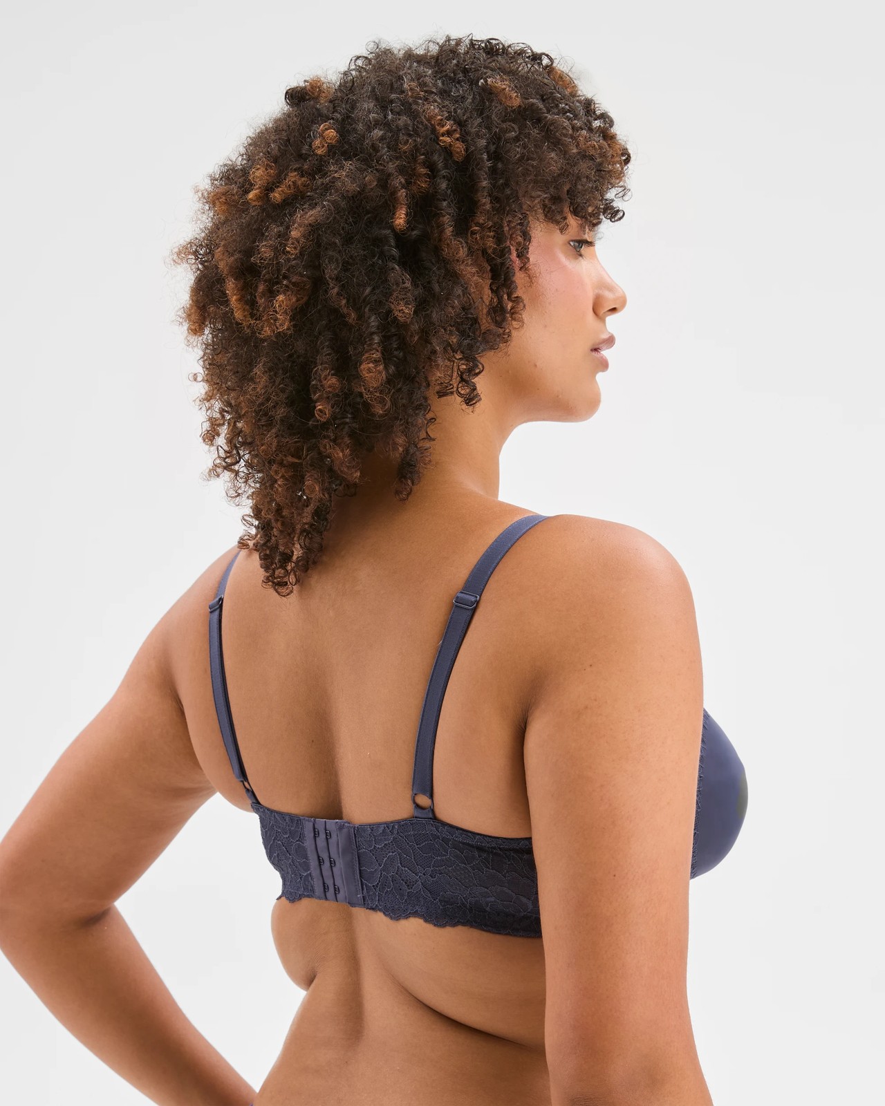 Plus Size Lace Soft Cup Underwire Bra - Adriana 3 of 3