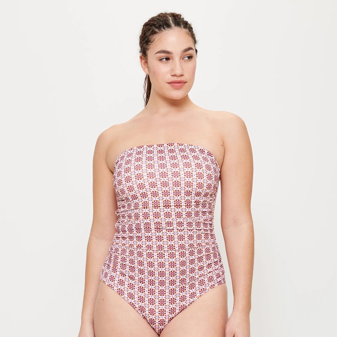 Strapless One Piece Bathers Shape Your Body Target Australia