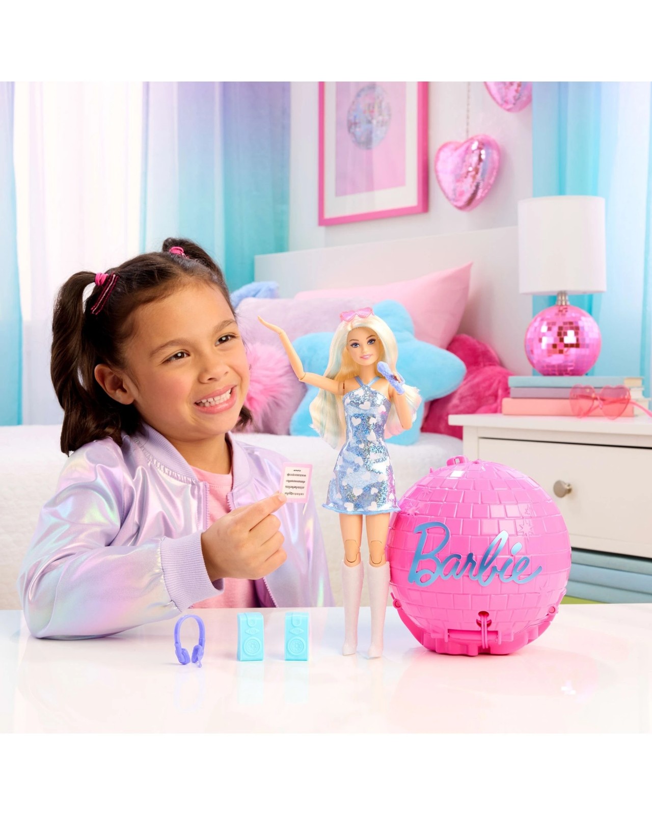 Barbie Team Barbie Roll and Reveal Pop Star Doll 6 of 6