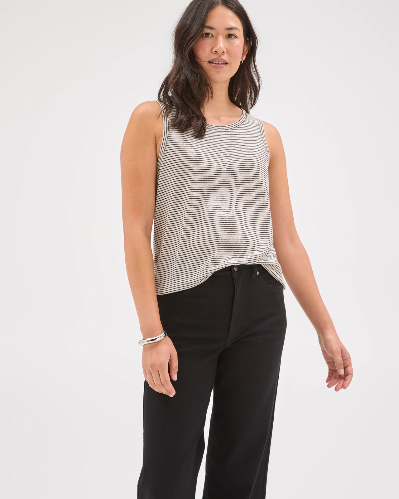 Shape Your Body Wide Leg Denim Jeans 3 of 5