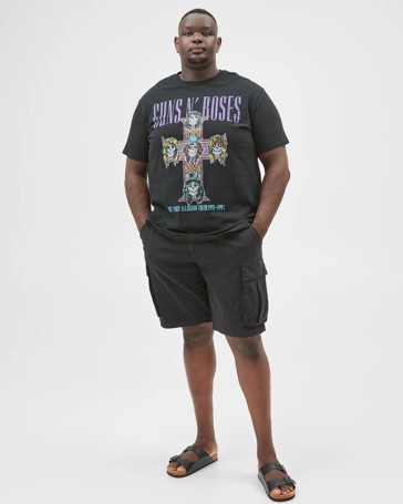Guns and Roses Plus Size Australian Cotton T-Shirt