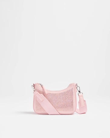 Kids Diamante Crossbody Bag
