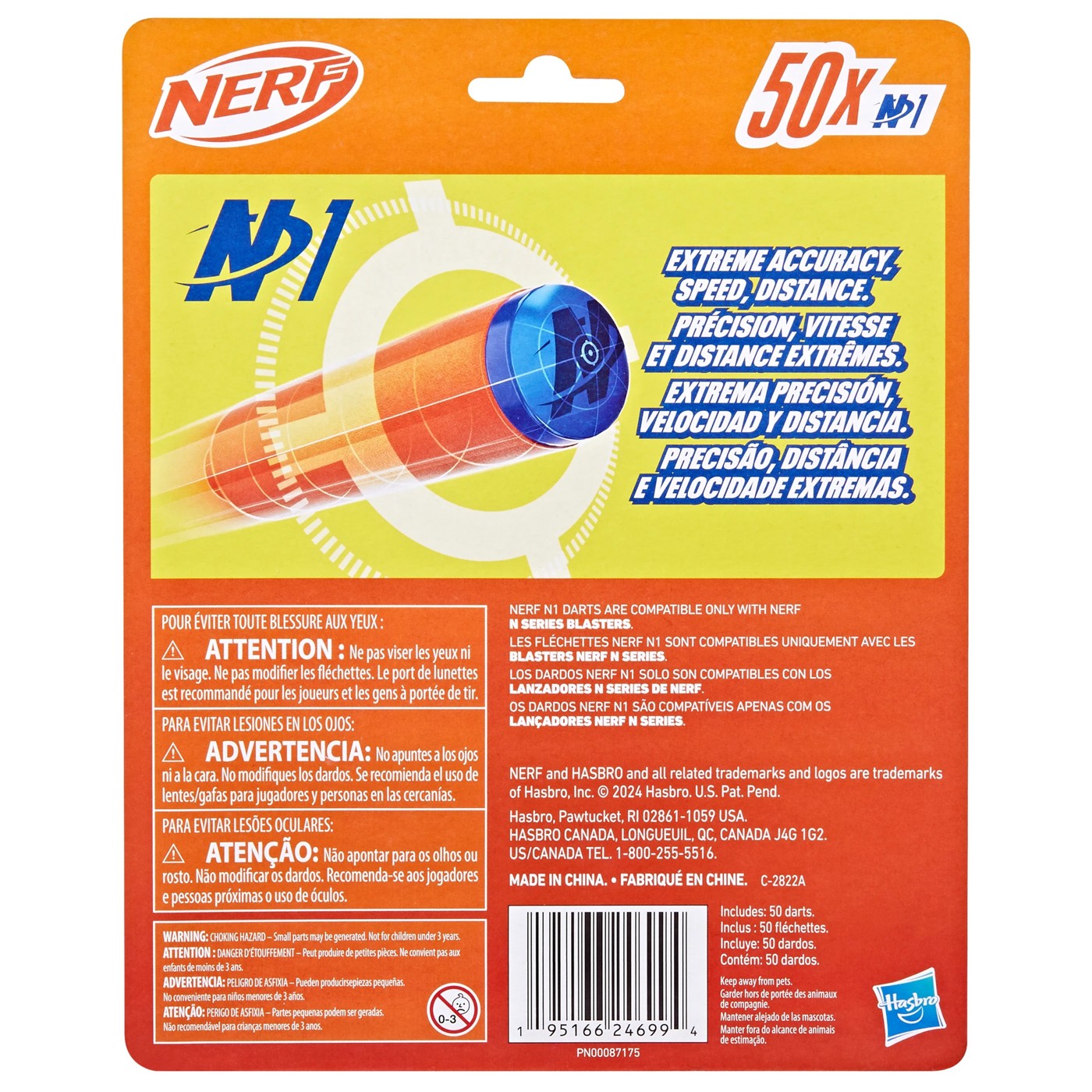 Nerf N Series N1 Darts Refill 50 Pack 