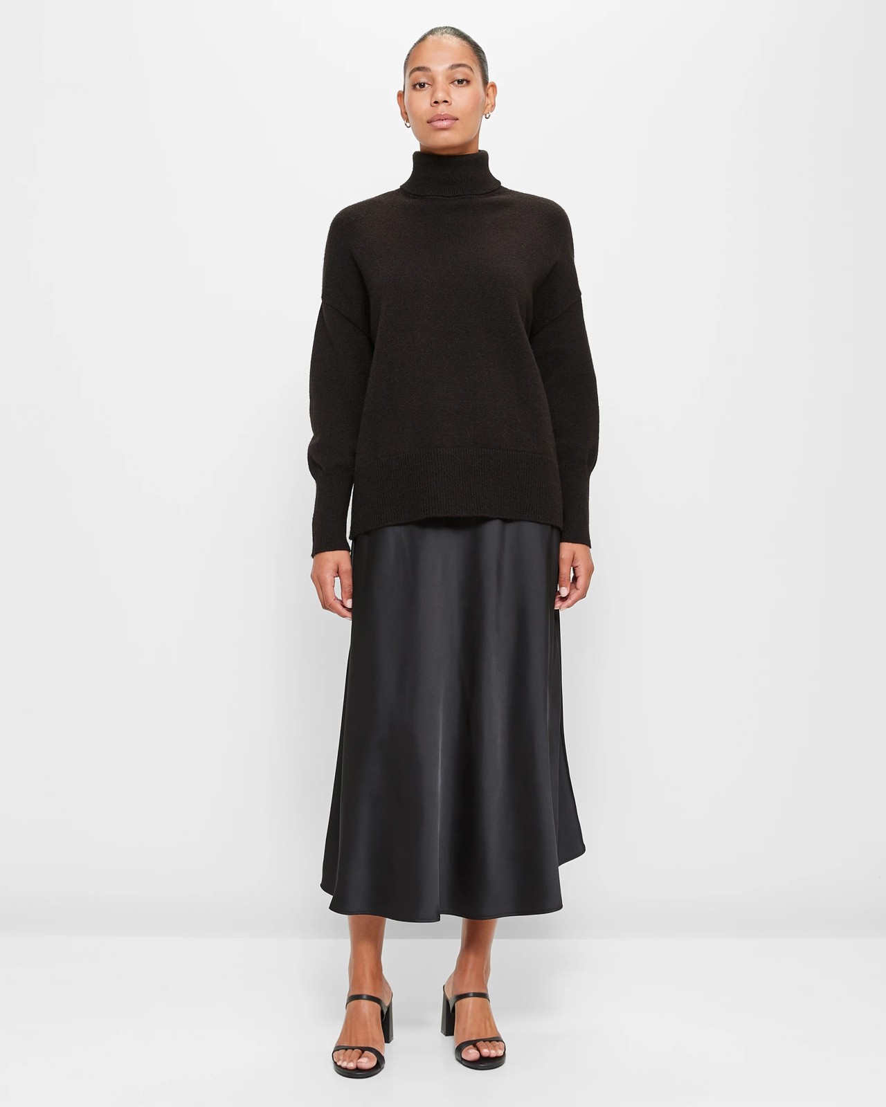 Oversized Roll Neck Knit Jumper - Preview | Target Australia