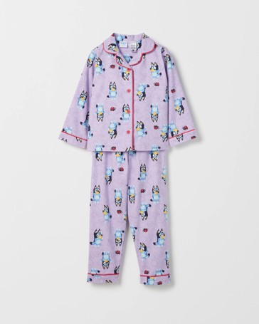 Bluey Organic Cotton Younger Girls Pyjama Set