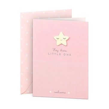 Hallmark Baby Girl Card - Little Star