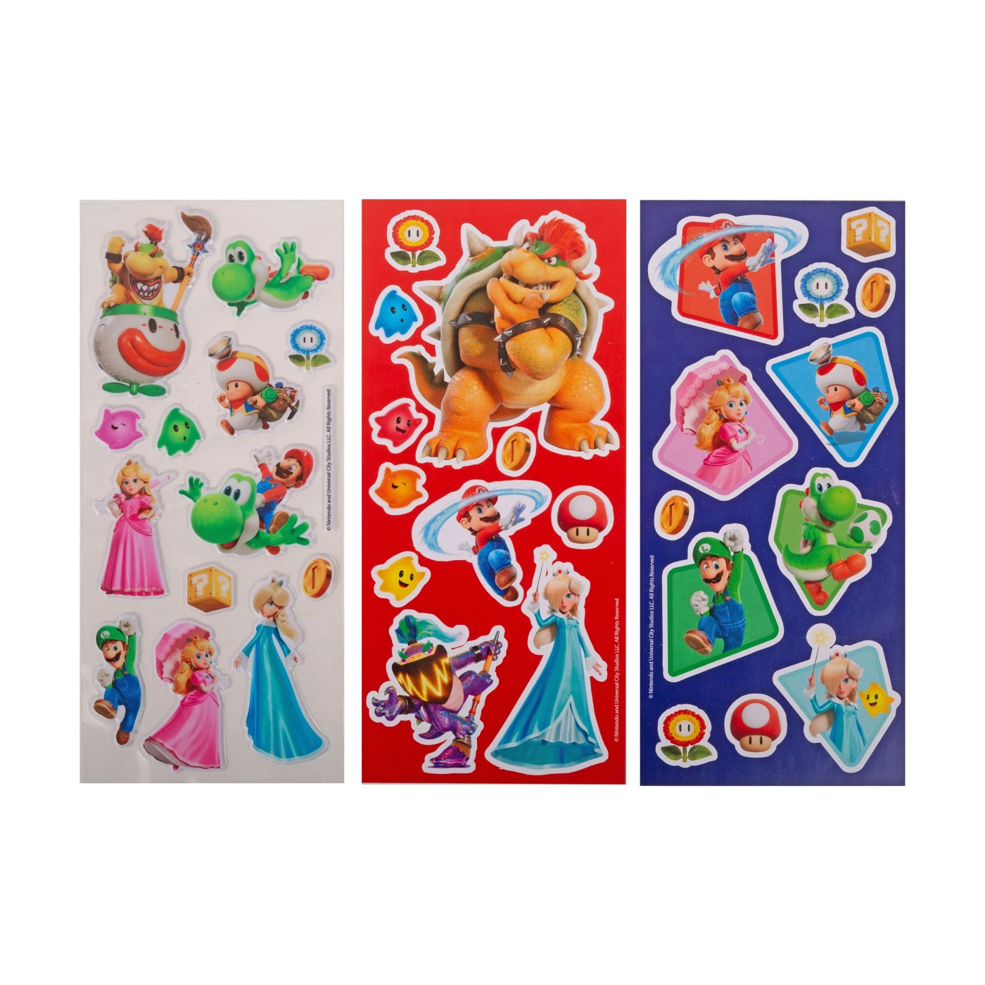 Super Mario 2 Puffy Stickers 3-Pack 2 of 3