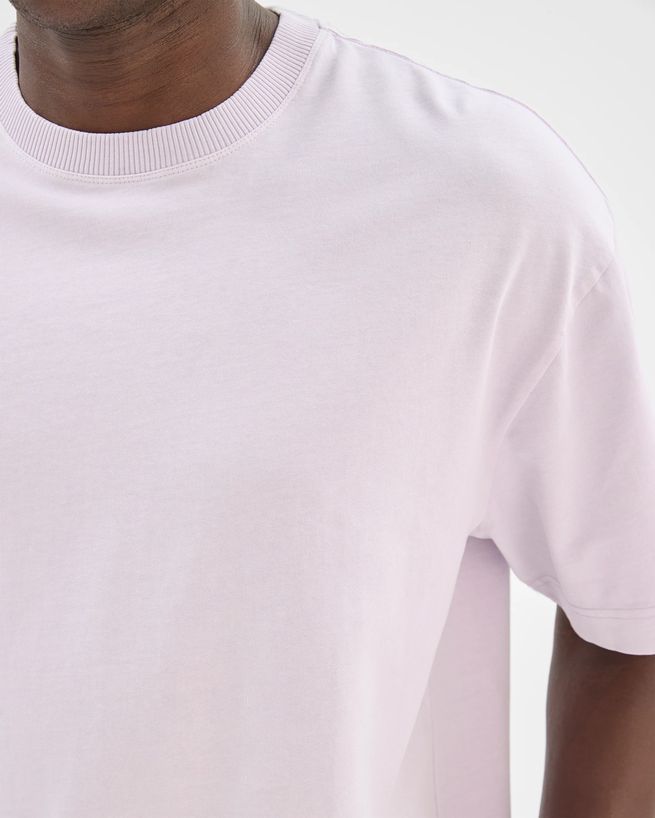 Commons Australian Cotton Boxy Heavyweight Core T-Shirt - Thistle 3 of 5
