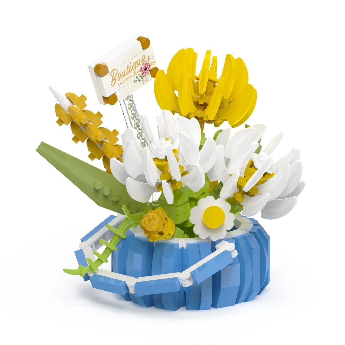 Mini Blocks Flower Series: Mini Flower Pot Playset, Assorted - Anko ...