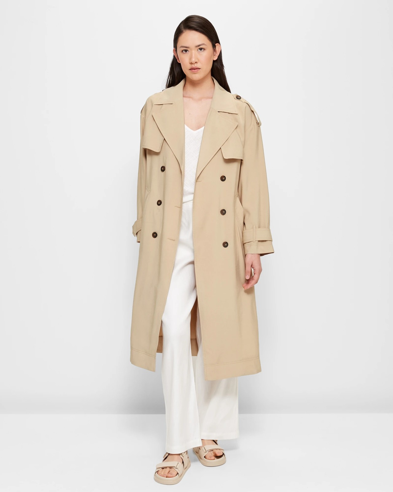 H&m lightweight outlet trench coat