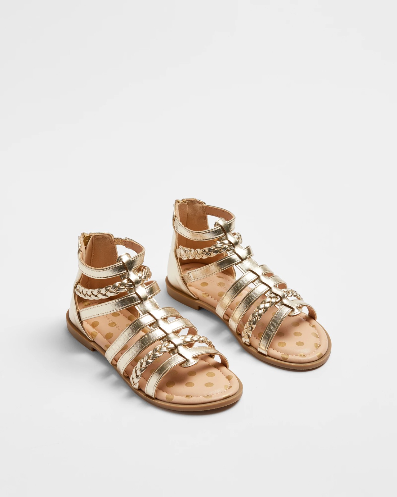 Gold gladiator cheap sandals size 11