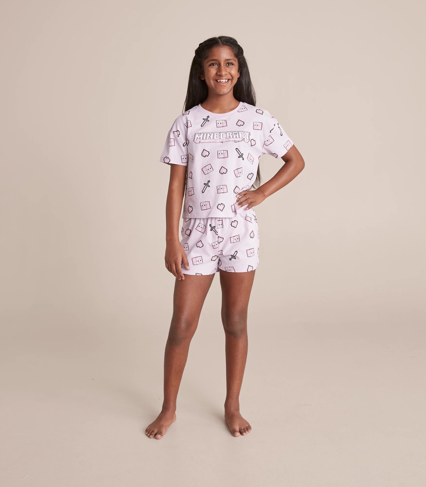 Minecraft Cotton Pyjama Set Target Australia