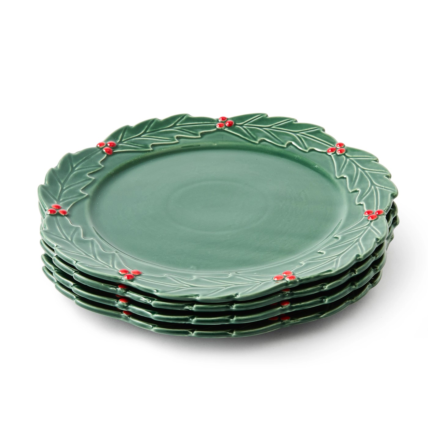 Anko 4 Piece Holly Edge Plates 2 of 4
