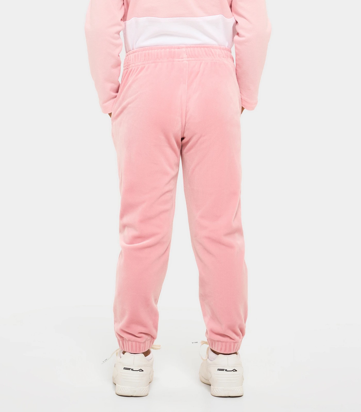 Fila pink velour best sale