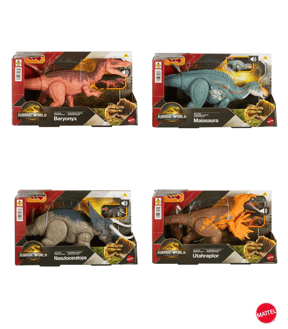 Mattel Jurassic World Wild Roar Dinosaur Action Figure - Assorted