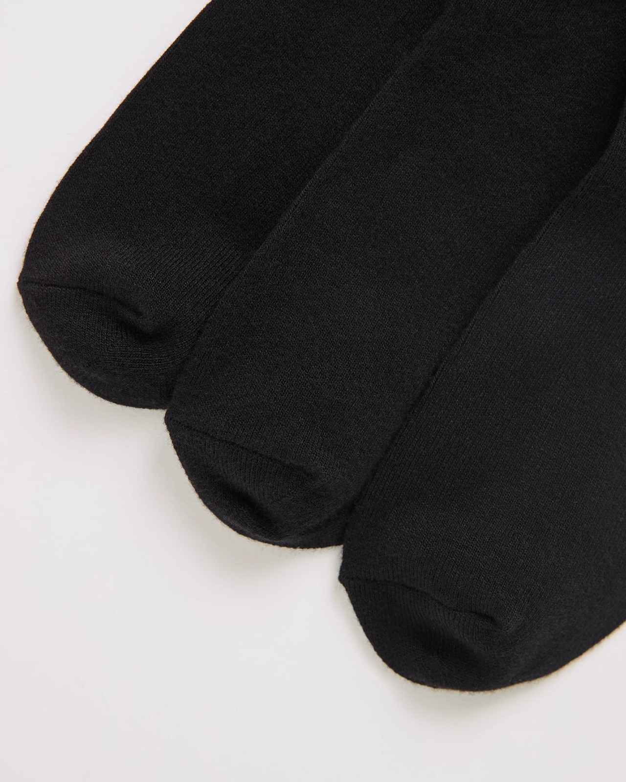 Womens Bamboo Low Cut Socks 3 Pack - Black 2 of 3