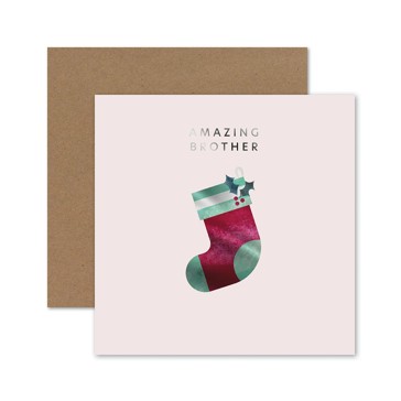 Hallmark Christmas Card - Amazing Brother