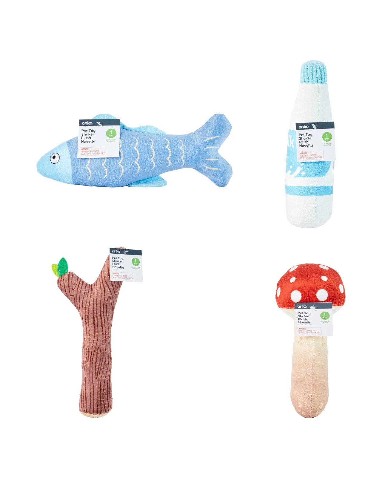 Anko Shaker Plush Novelty Toy - Assorted 3 of 3
