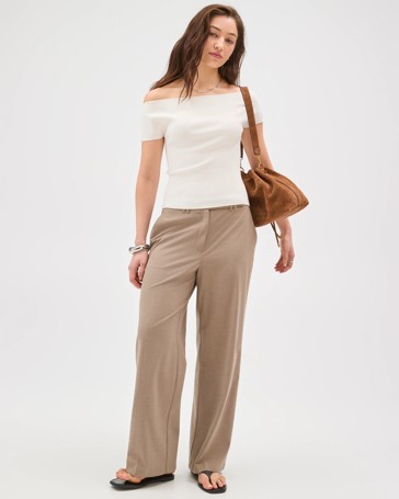 Lily Loves Off Shoulder Sculpt Top
