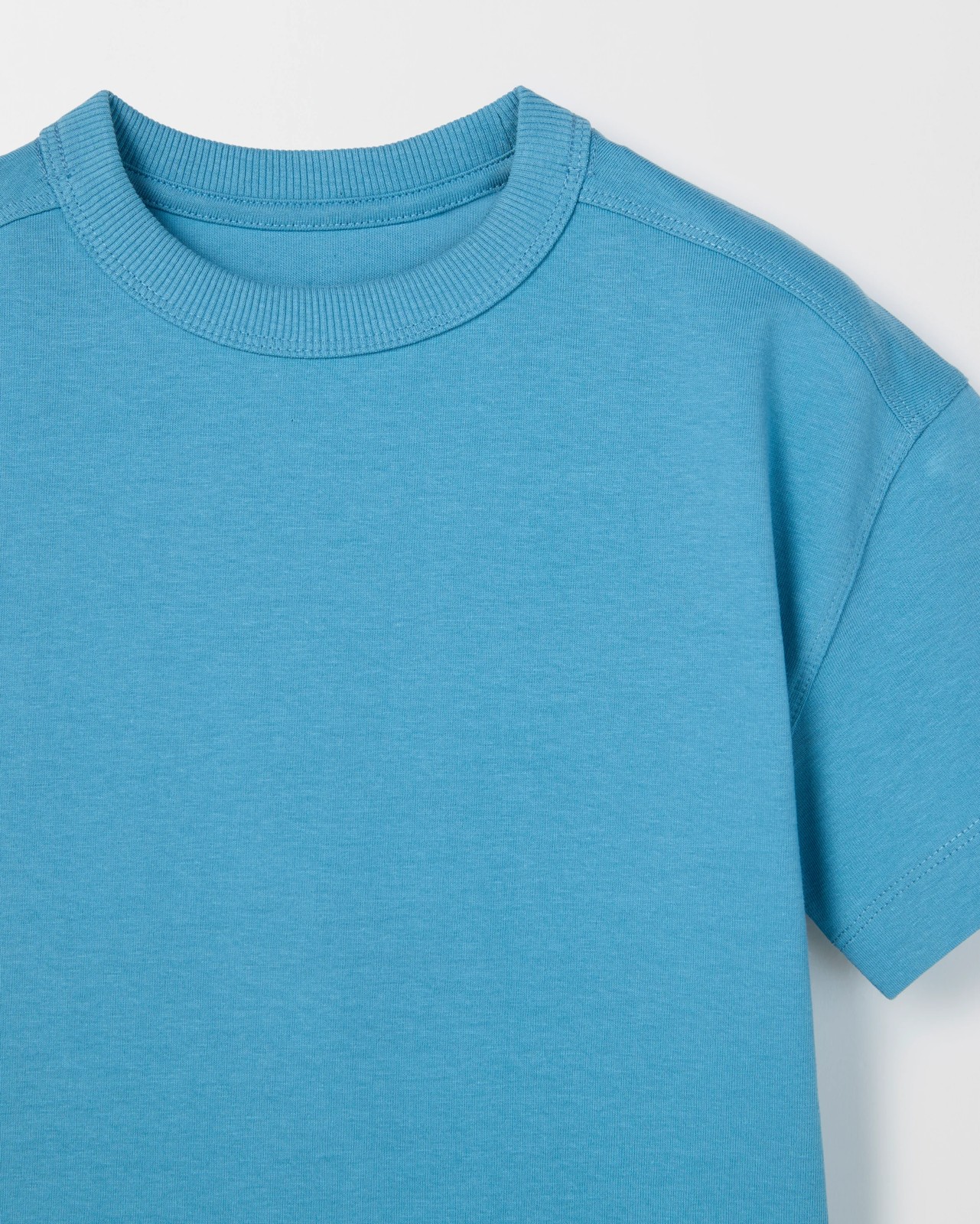 Organic Cotton Oversized T-Shirt - Blue 2 of 2